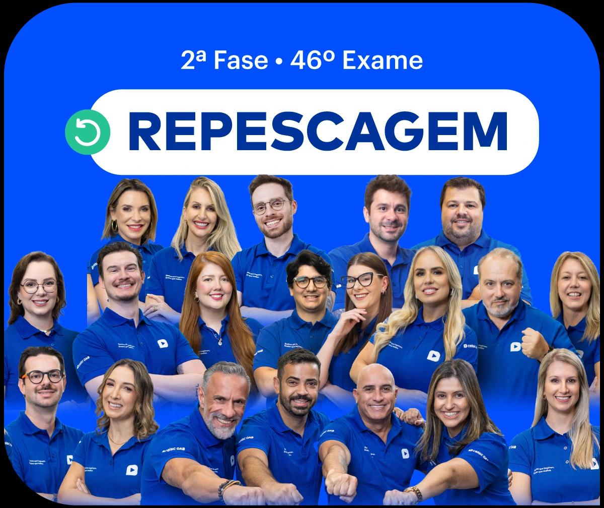 <p>Cursos para a Repescagem OAB!</p>